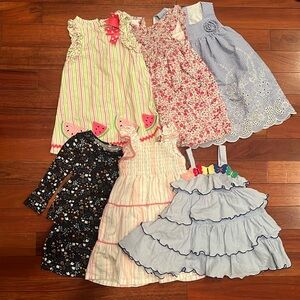 Bundle of 6 Girls' summer dresses - size 2T